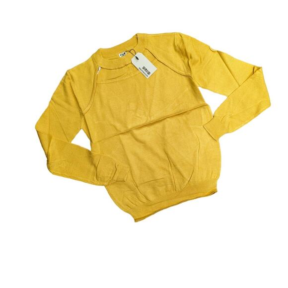 NWT Uniq Fitted Open Front Sweater S/M - Picture 2 of 5